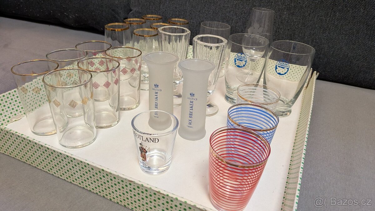 Skleničky - dobové, historické - 2