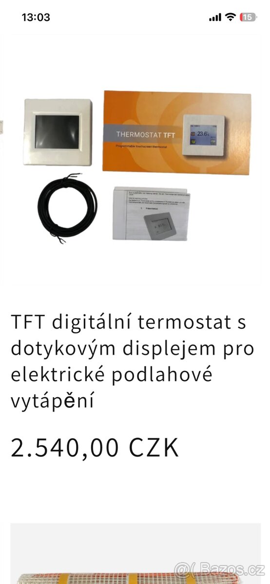 Digitální termostat - 2