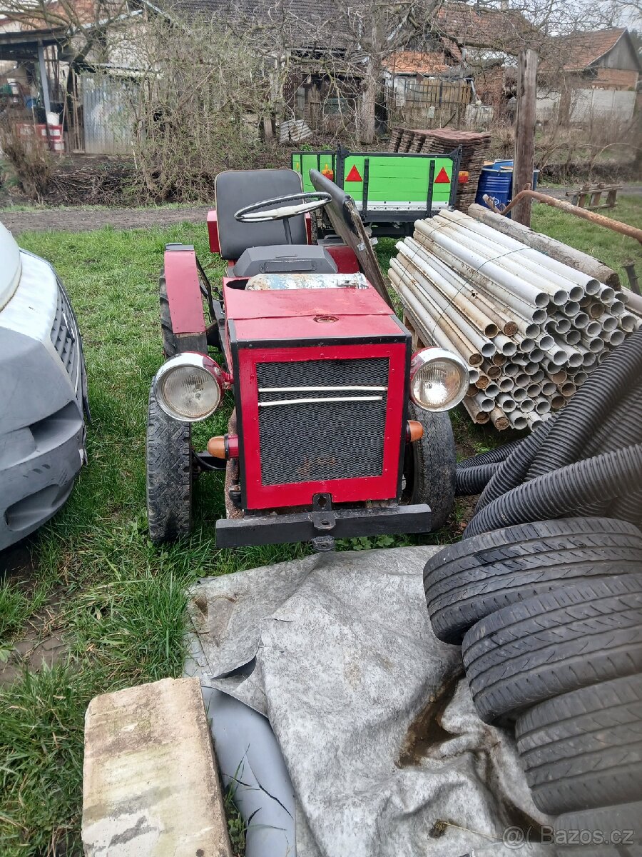 Malotraktor domácí výroby - 2