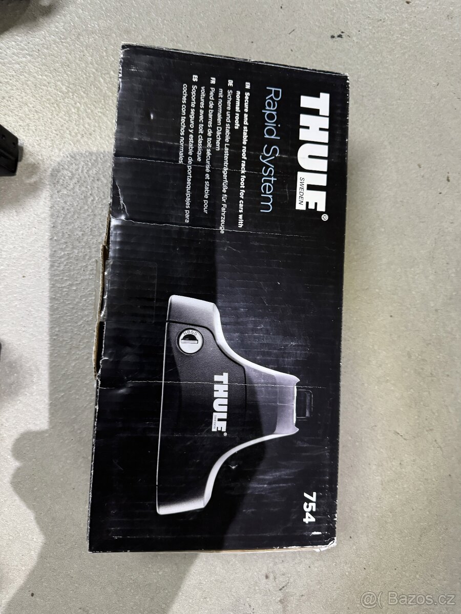 Patky Thule 754 + montážní kit 1710 - 2