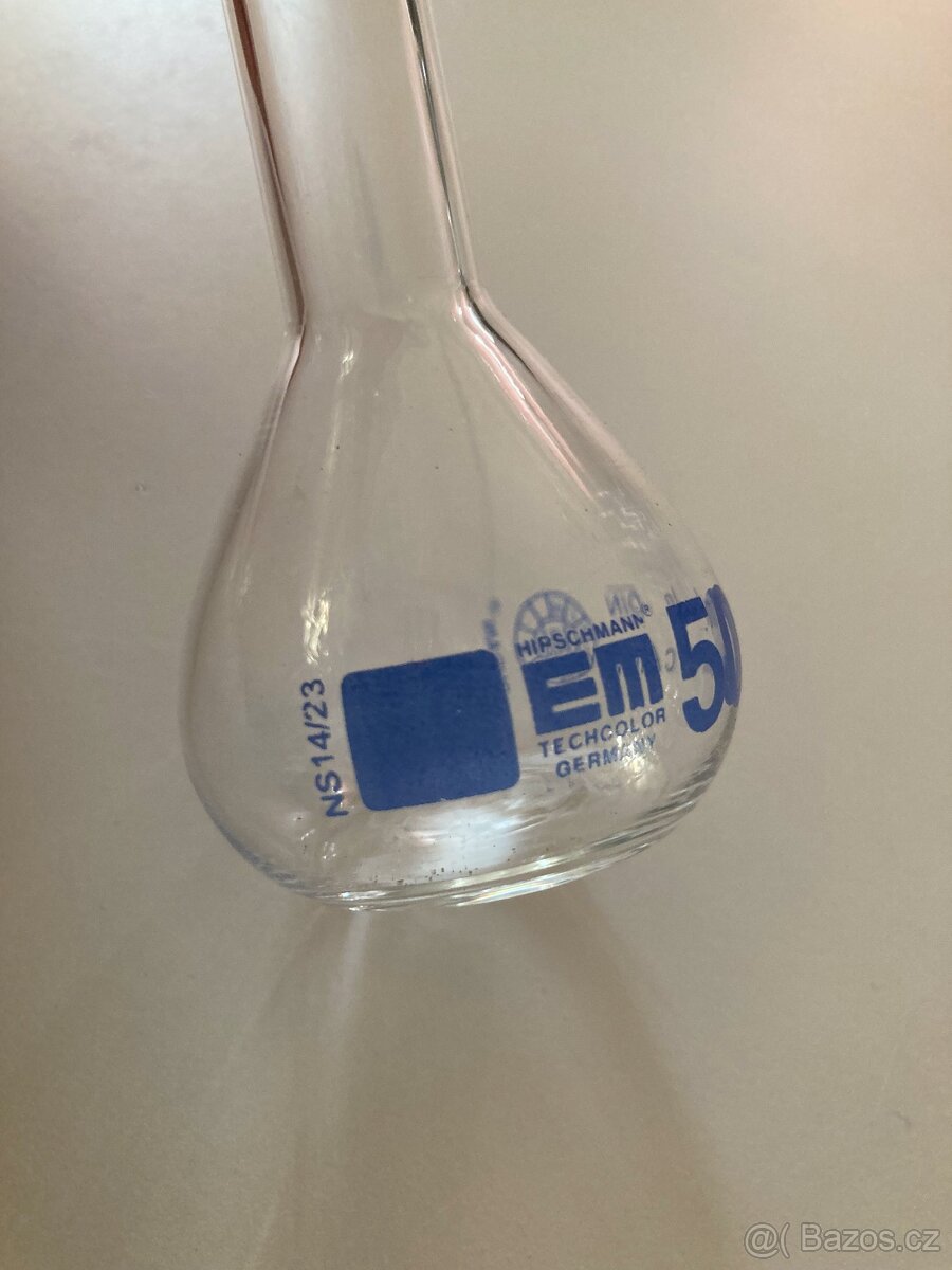 Odměrná baňka A, DURAN NZ-14/23 bez UZ, 50 ml - 2