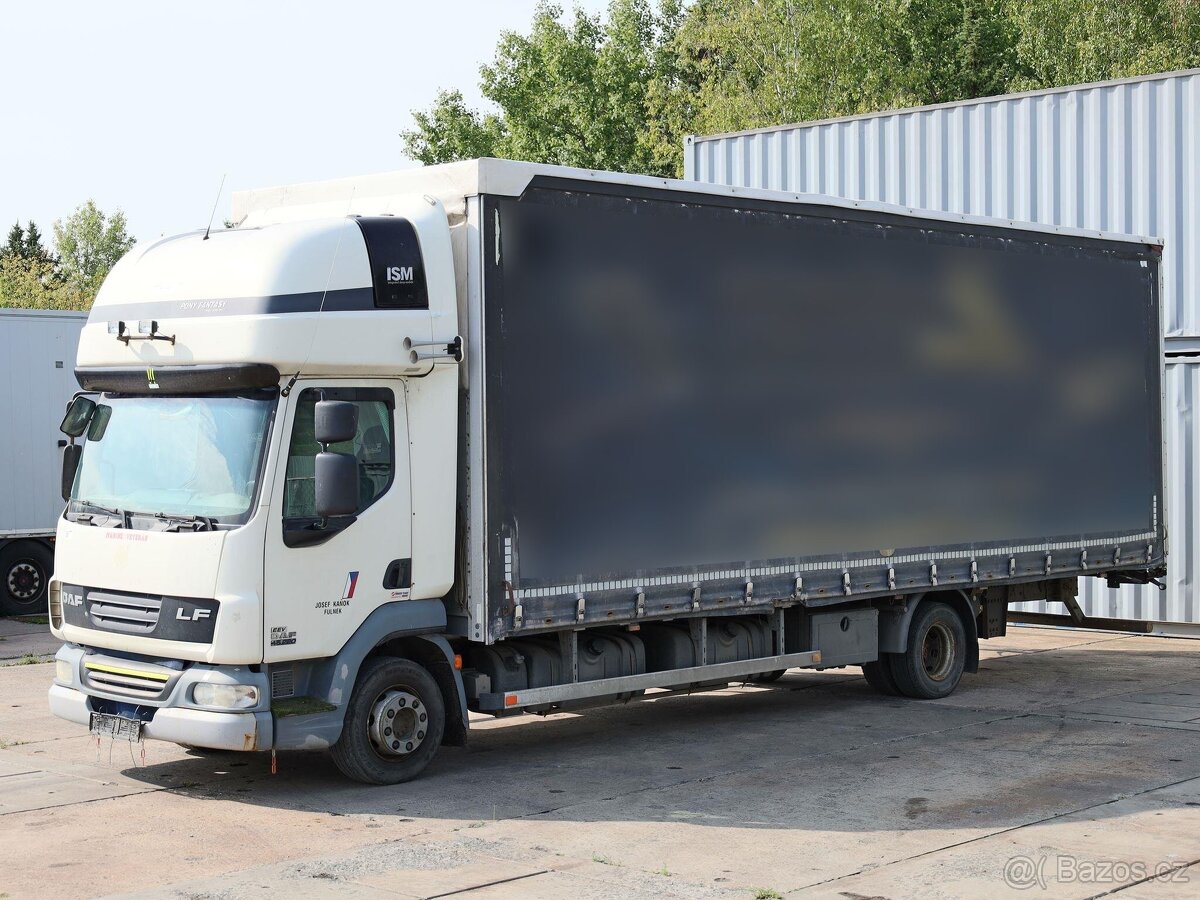 DAF LF 45.220, 20 PALET, 12 TUN, TŘÍSTRANNÁ SHRNOVACÍ PLACHT - 2