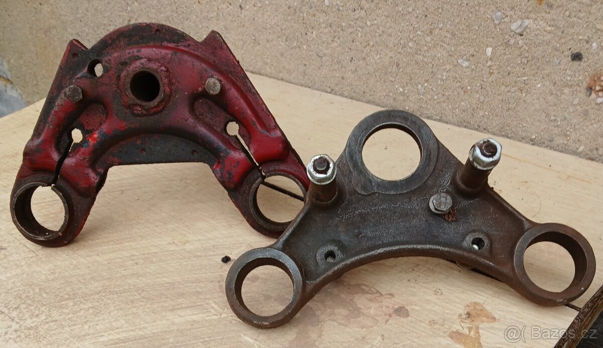 JAWA 350 Panelka 1968 - VRCHNÍ A SPODNÍ BREJLE - 2