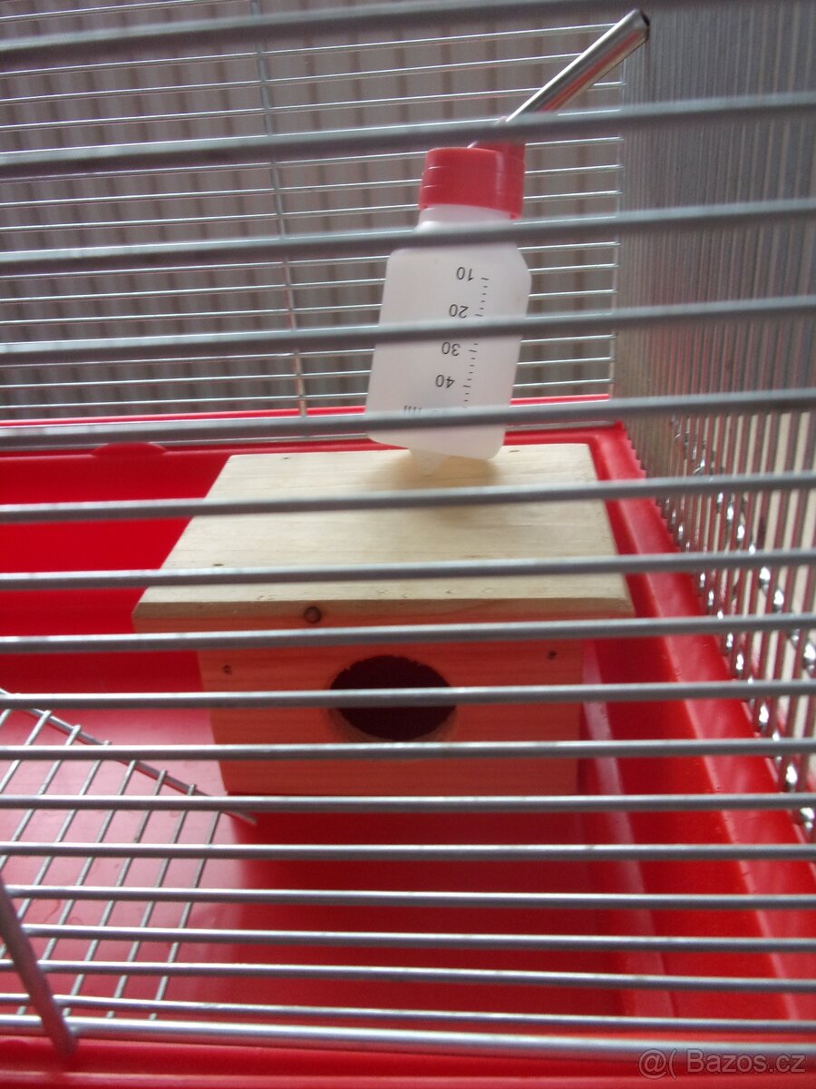 KLEC PRO CHOV MYŠÍ NEBO KŘEČKA - JAKO NOVÁ - 2