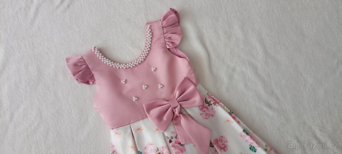 Dívčí společenské šaty, vel. 116 - 2