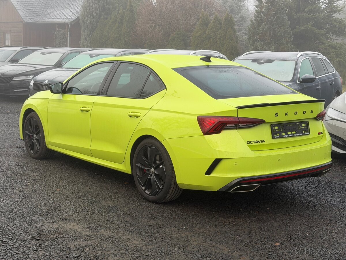 Škoda Octavia 4 RS 2.0 TSI 180kw manual 2022 - 2