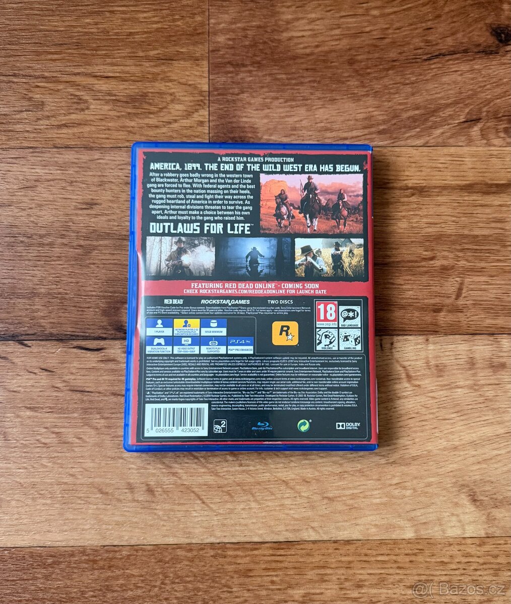Hra Sony PS4: Red Dead Redemption II vč. mapy - 2