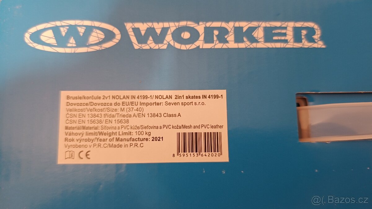 Dětské chlapecké brusle 37-40 - 2