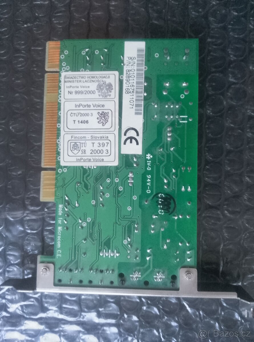 PCI síťová karta + Vytáčená modemová karta - 2