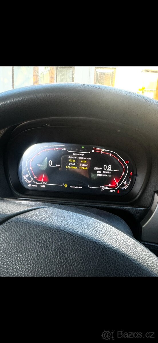 E90 digitální budíky - 2