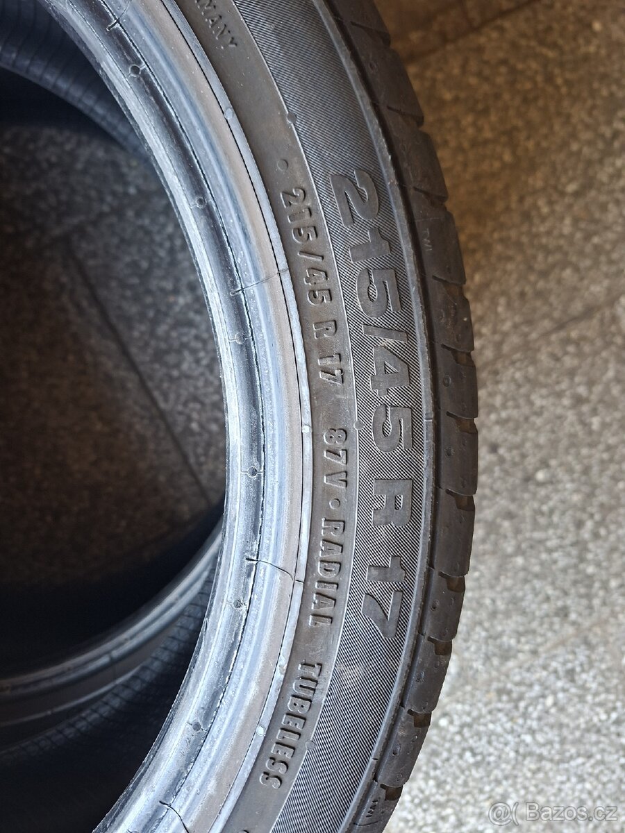 2x letni pneu 215/45 R17 - 2