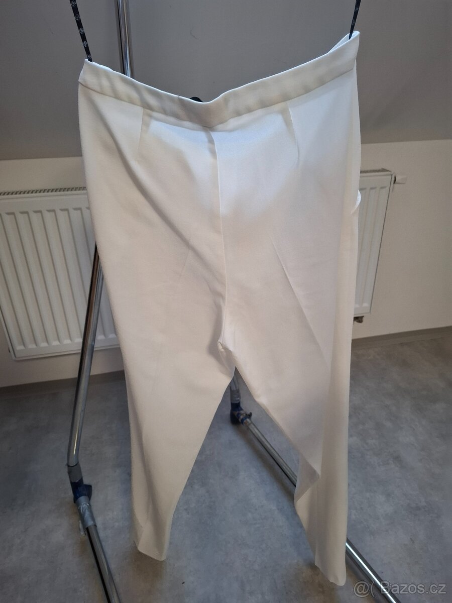 Bile chino kalhoty - 2