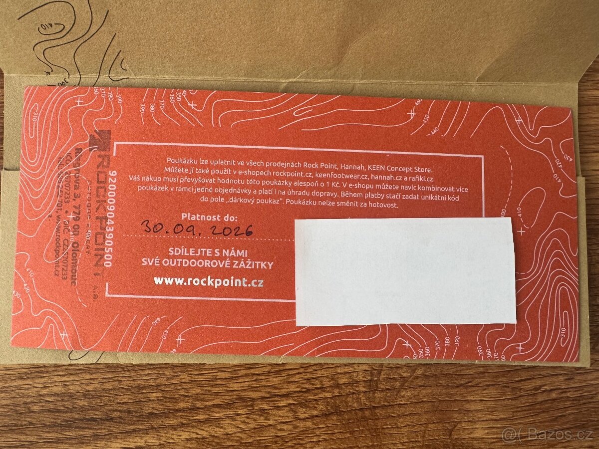 Poukaz 500kč do RockPoint, Hannah, Keen, ... - 2