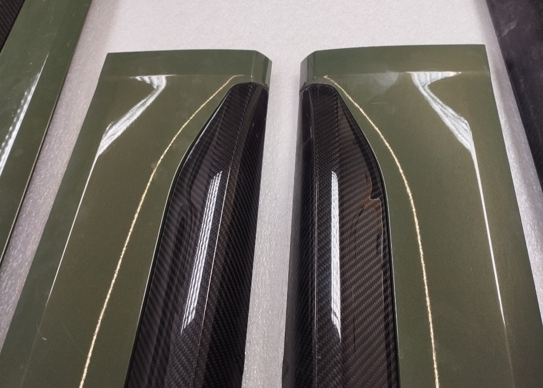 Lišty na dveře Audi Q5 SQ5 karbon - 2