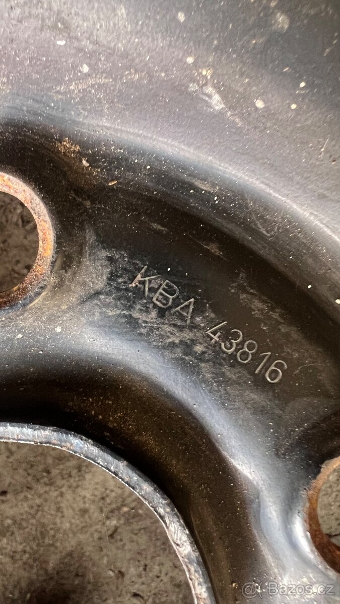 Disk 6Jx15H2 VW Golf 5, Touran 10/03- KBA43816 - 2