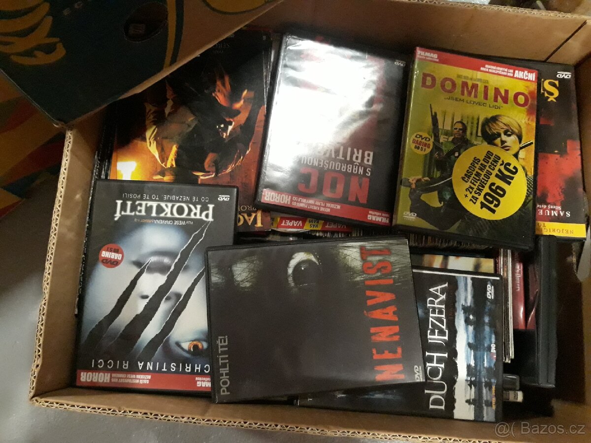 PRODÁM VĚTŠÍ MNOŽSTVÍ DVD,při odběru vsech 5kc,kus - 2