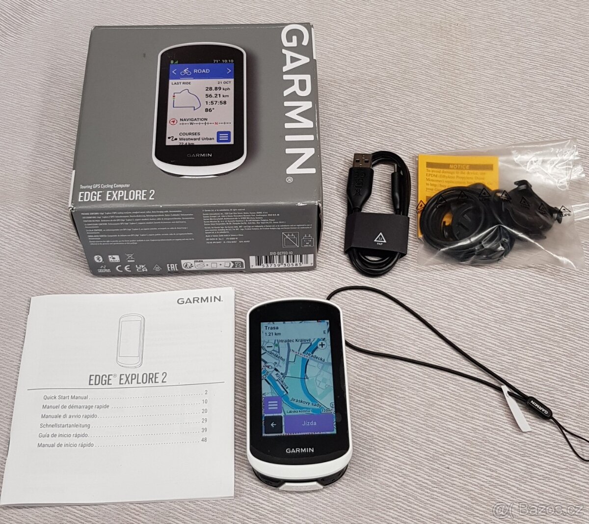 Mapový Cyklocomputer s GPS Garmin Edge Explore 2 - 2