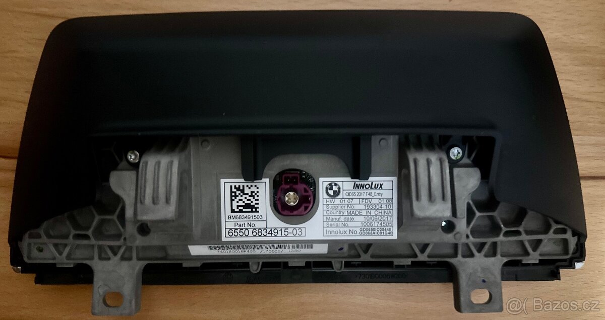 Středový displej a ovladač I-drive BMW X1 f48 - 2