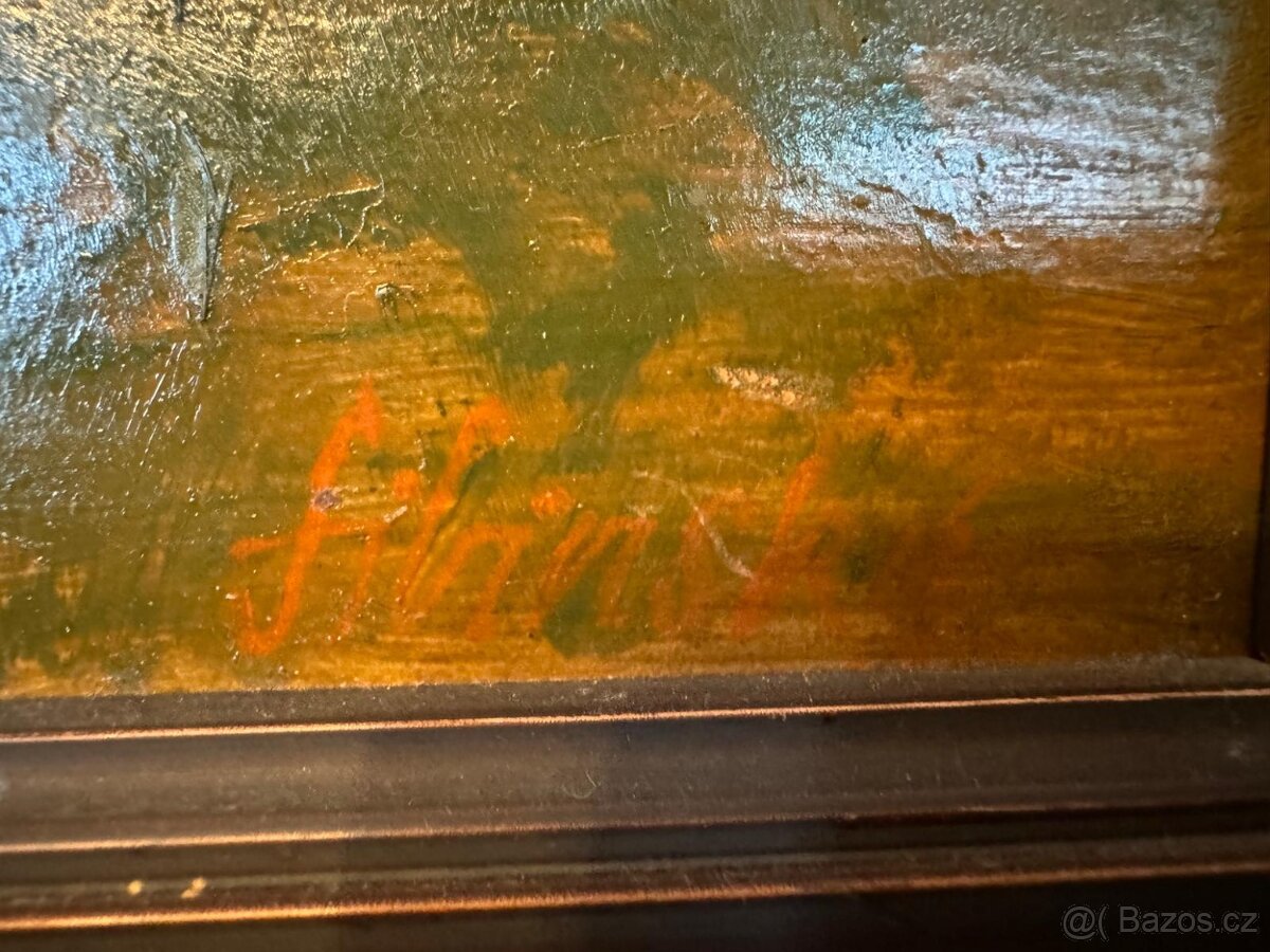 Obraz originál 40 let starý Jiří Sibinský - 2