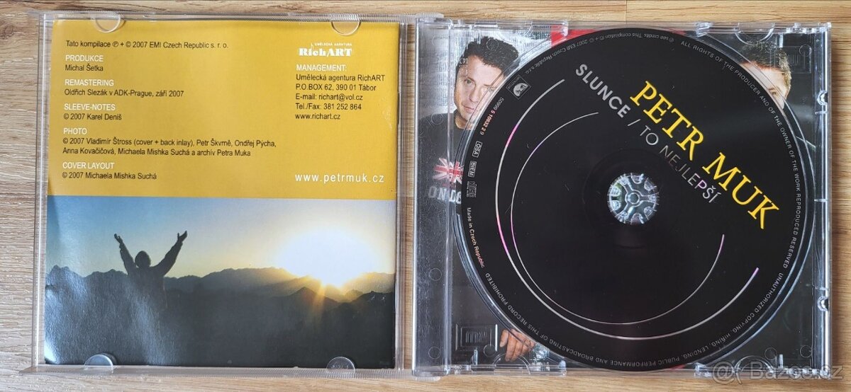 Prodám CD Petr Muk - Slunce / To nejlepší : Rarita z 2007 - 2
