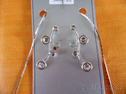 Náušnice + náhrdelník ( 1 x použité pro nevěstu), - 2