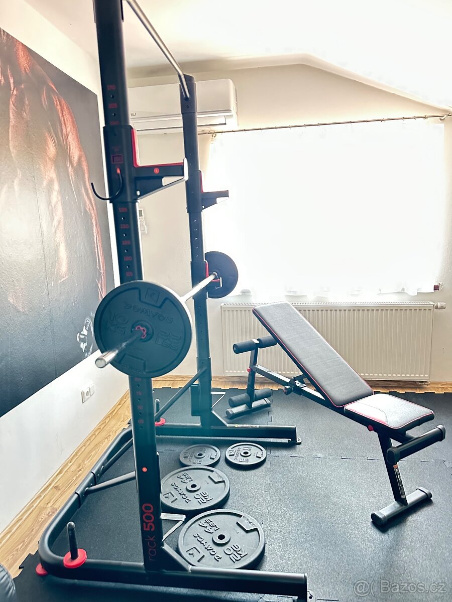 Posilovací věž Rack 500 + lavice a příslušenství - 2