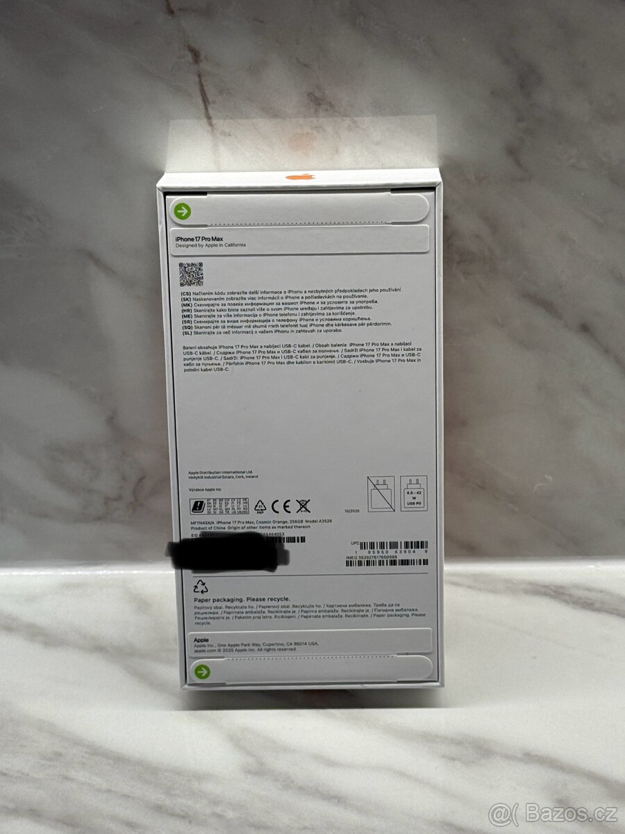 iPhone 17 PRO MAX 256GB ✅ IHNED - 2