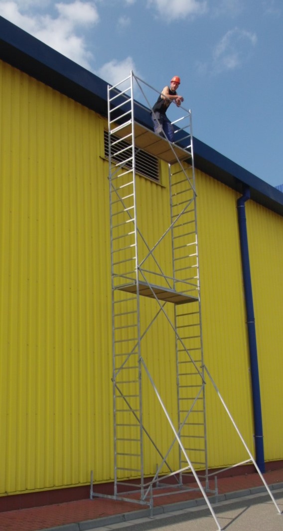 Pracovní věž / lešení Eurosolo-S7 (pojízdné) - NOVÉ - 2