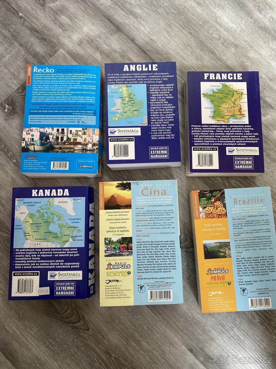 Prodám turistické průvodce - jako nové - 2