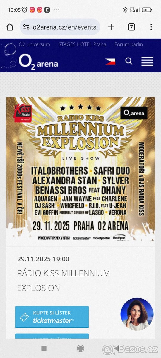 Vstupenky Kiss Radio Party - 2