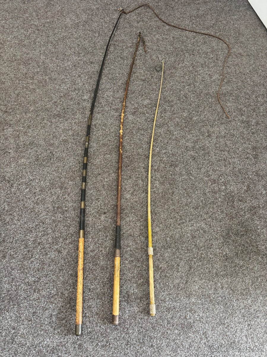 Staré drezurní biče na koně - 2