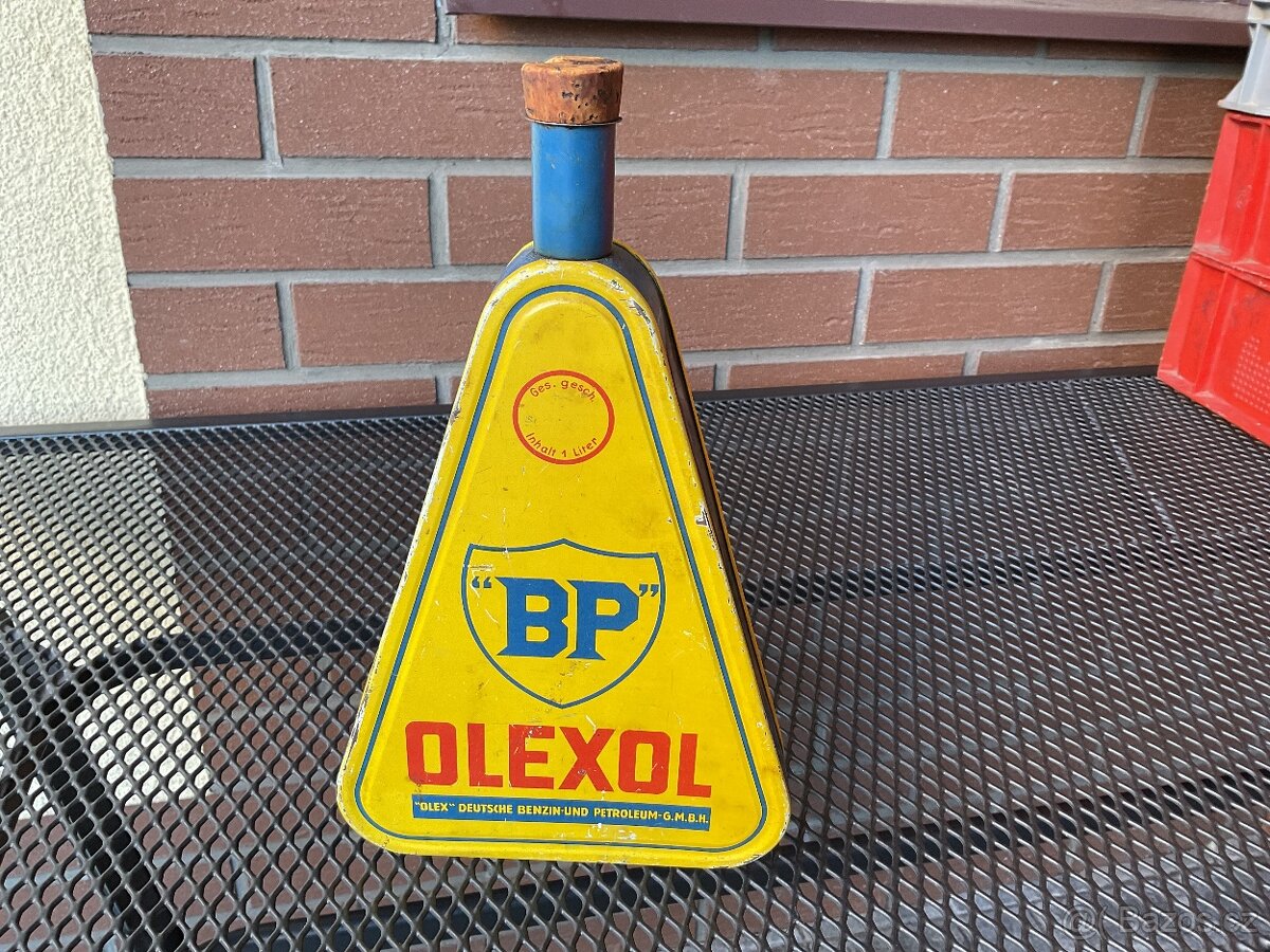 Plechovka od oleje BP - 2