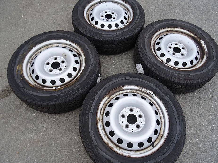 Disky na Mercedes Vito, 16", 5x112, ET 52, zimní sada - 2