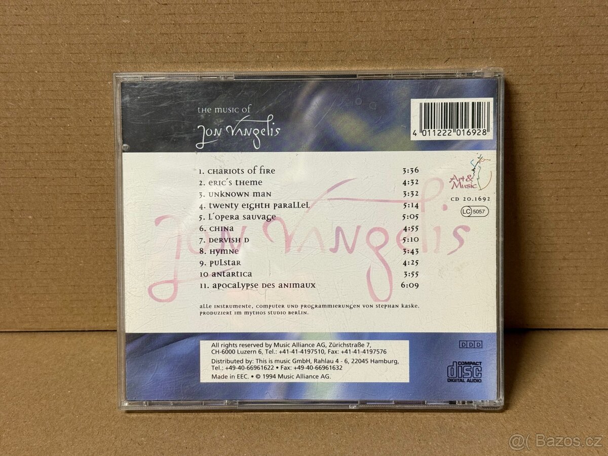CD Jon Vangelis - 2