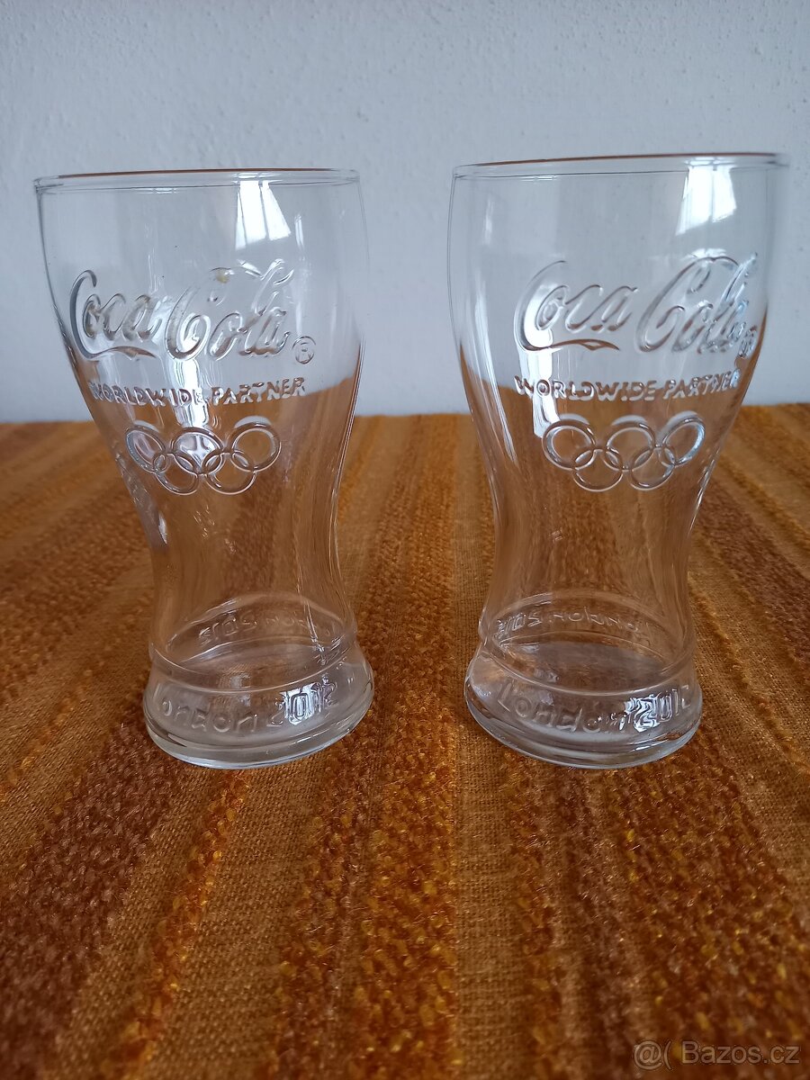 Sběratelská sklenice Coca-Cola - 2 kusy - 2