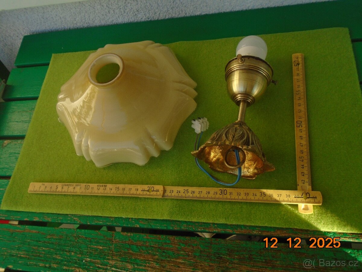 Mosazný stropní lustr - Wasil - 2