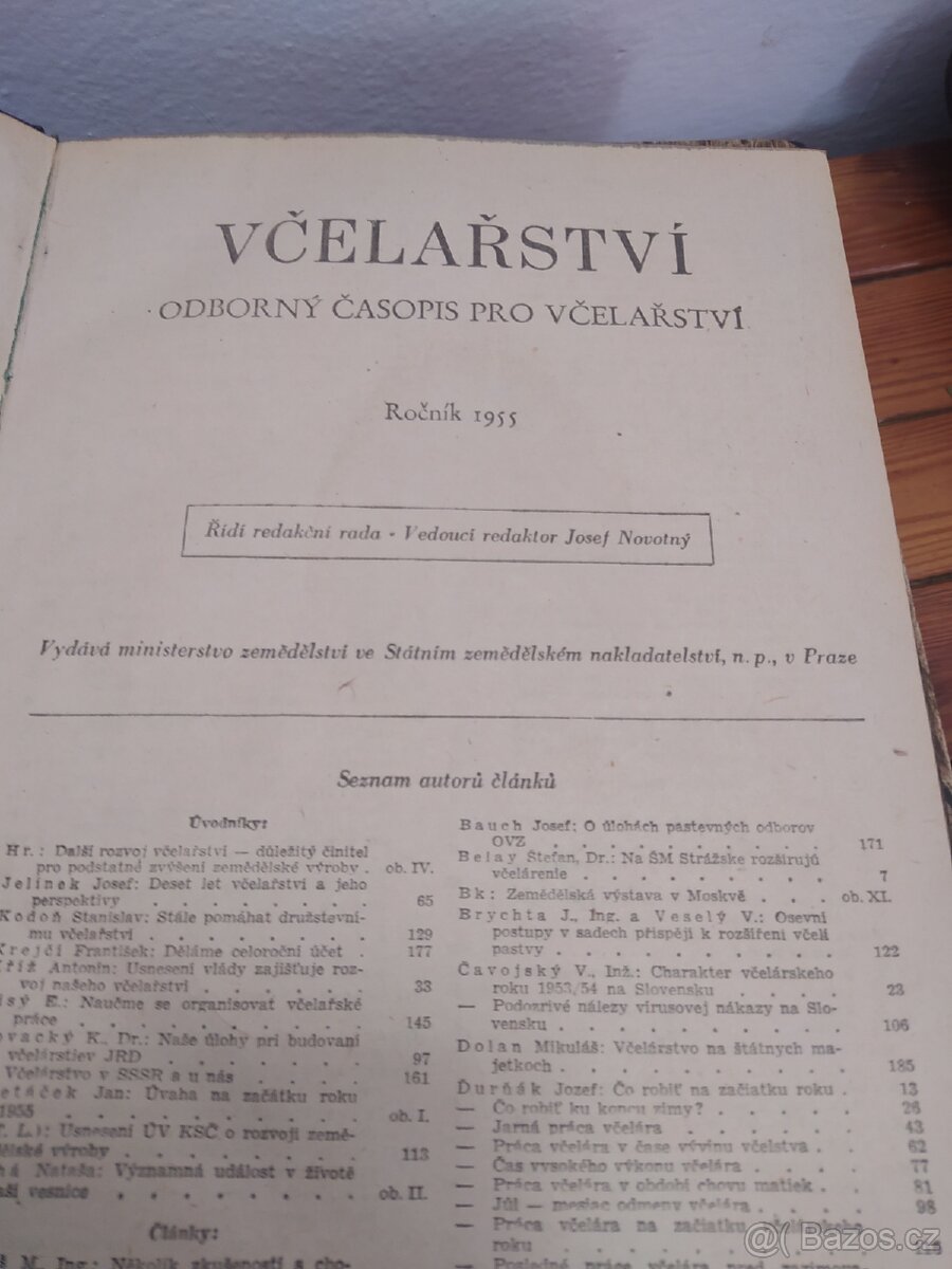 Časopis Včelařsz - 2