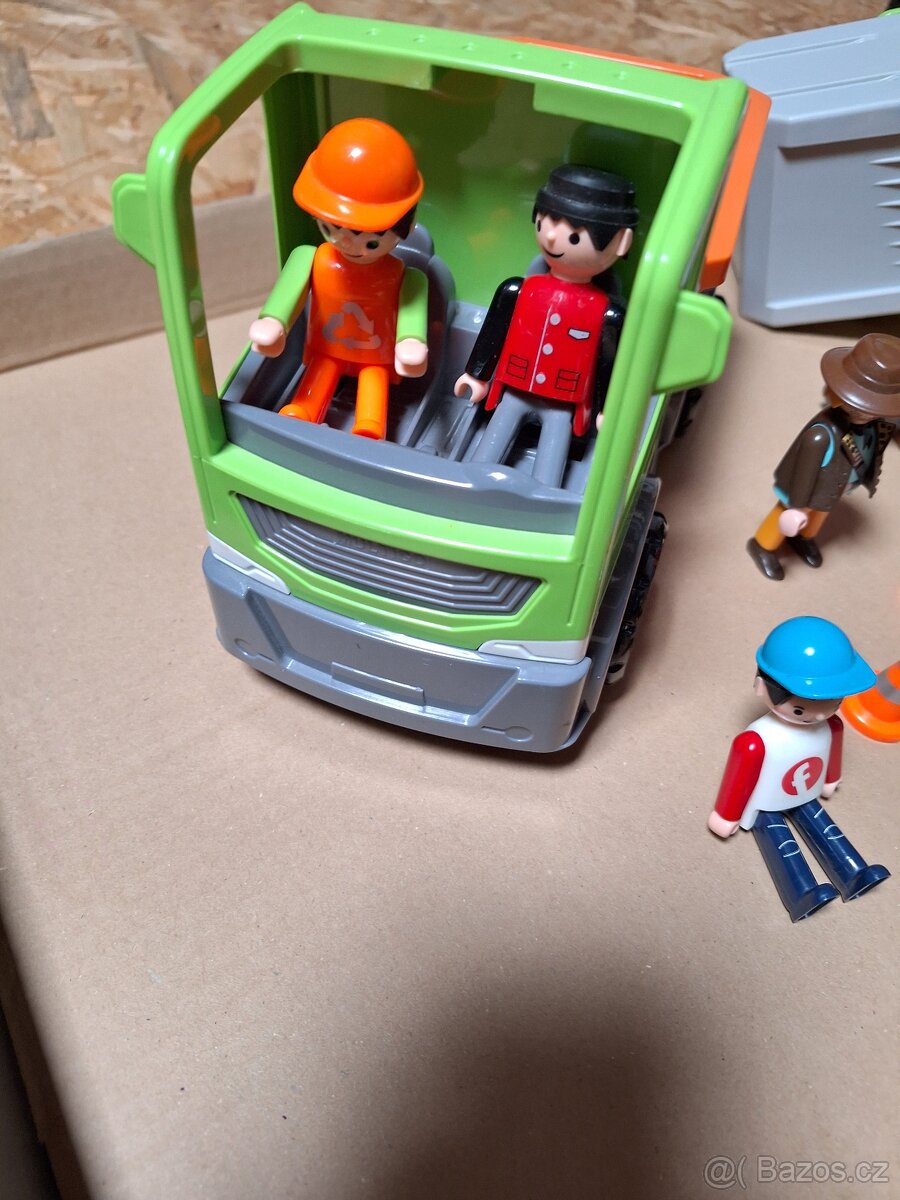Igráček popelářské auto figurky a doplňky - 2