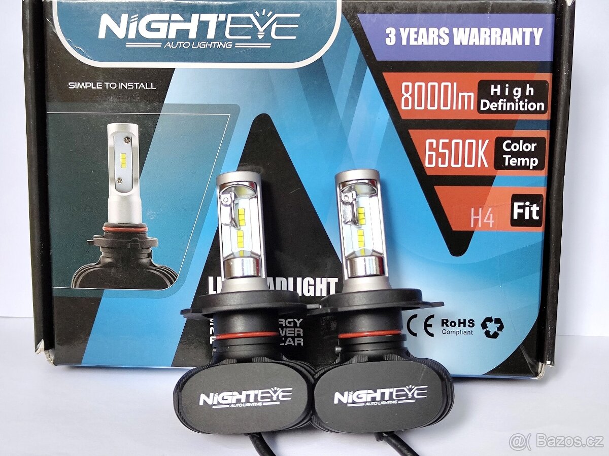 Led H4. Cena za pár 2 ks. - 2