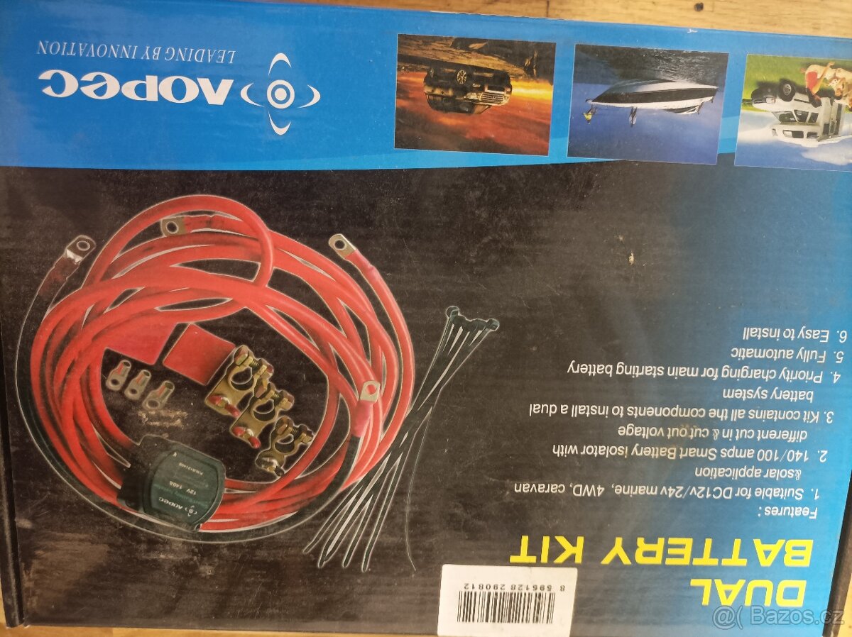 Nová sada pro automatické dobíjení druhé baterie 12V/140A - 2