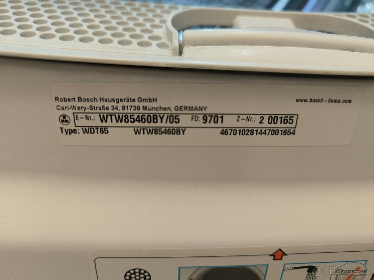 Sušička prádla Bosch WTW85460BY - 2