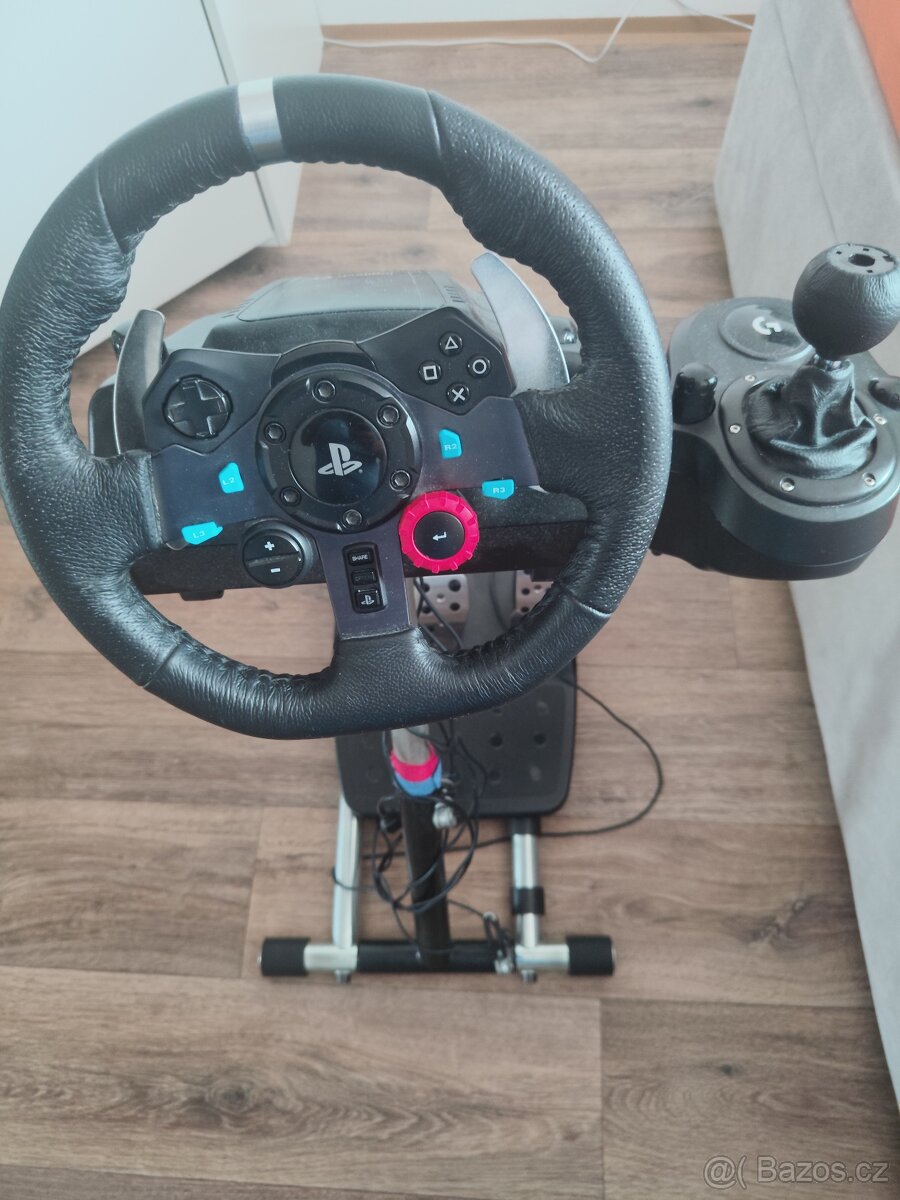 Volat+stojan+řadící páčka, PS3,PS4,ps5,PC. - 2