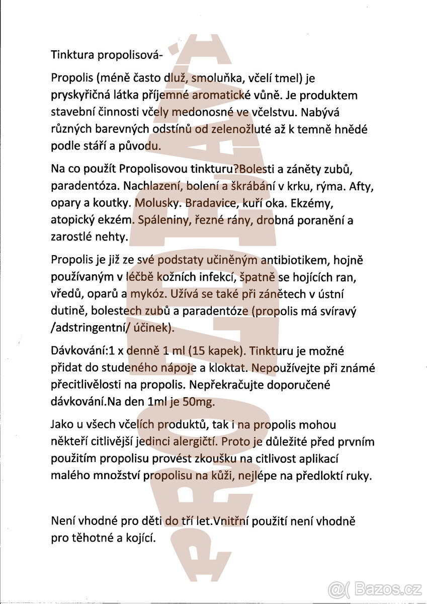 Propolisová tinktura - 2