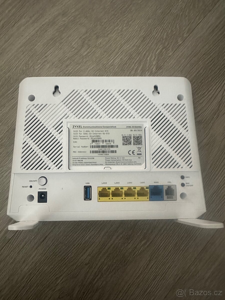 Zyxel o2 gateway - 2