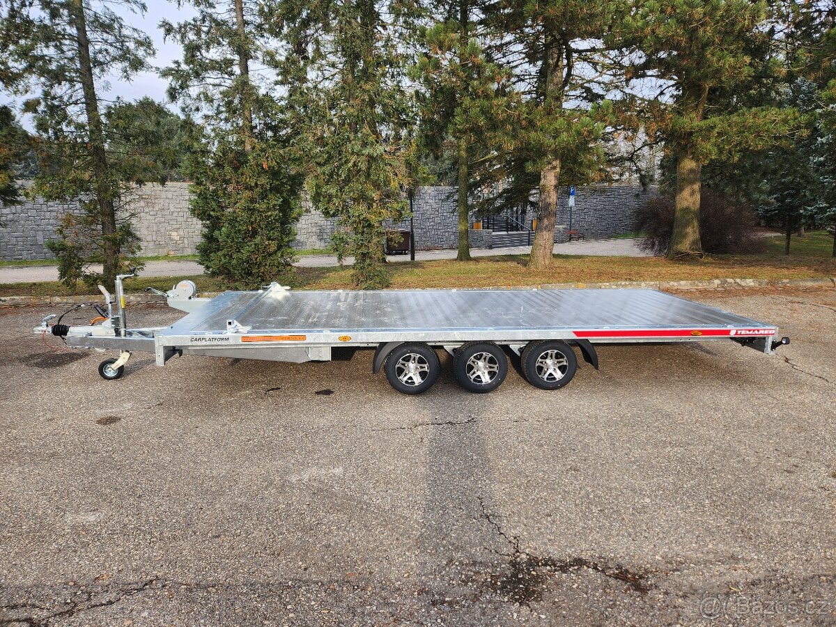 Rovné plato ALU 507x215cm, 3500/730kg, 3x 1350,R10C