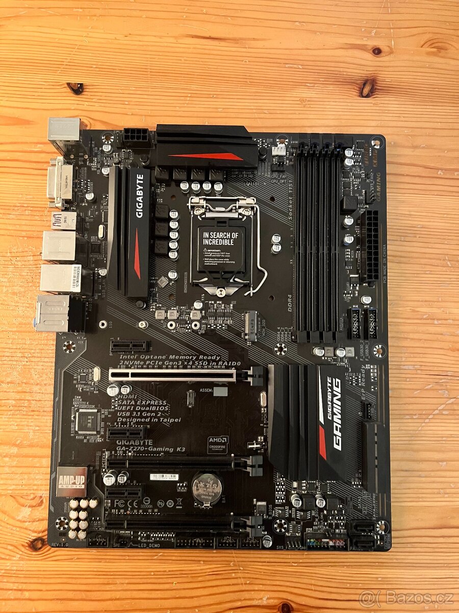 GIGABYTE Z270-Gaming K3 pro 6+7Gen.Intel Socket 1151 Funkční - 2