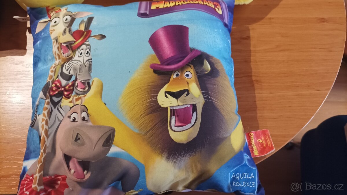 prodám polštář MADAGASKAR 3 originál - 2