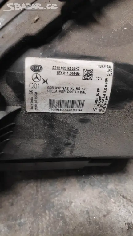 A2128205239KZ PP světlo MB E350 2014-2016 - 2