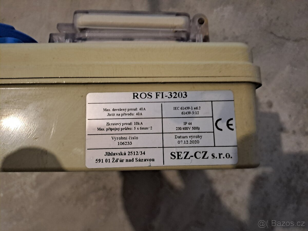 Stavební rozvaděč ROS-FI 3203 - 2