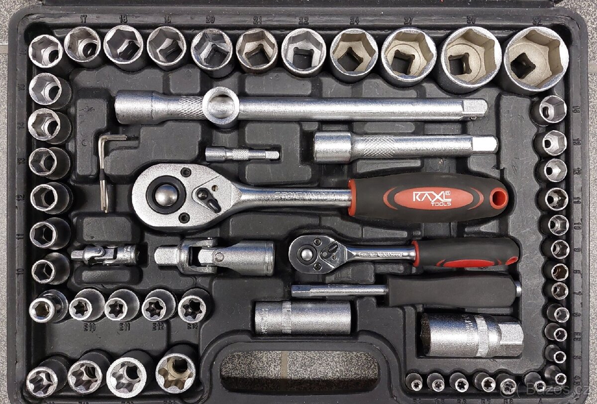 Gola sada 108 ks, 1/4", 1/2", CrV - 2